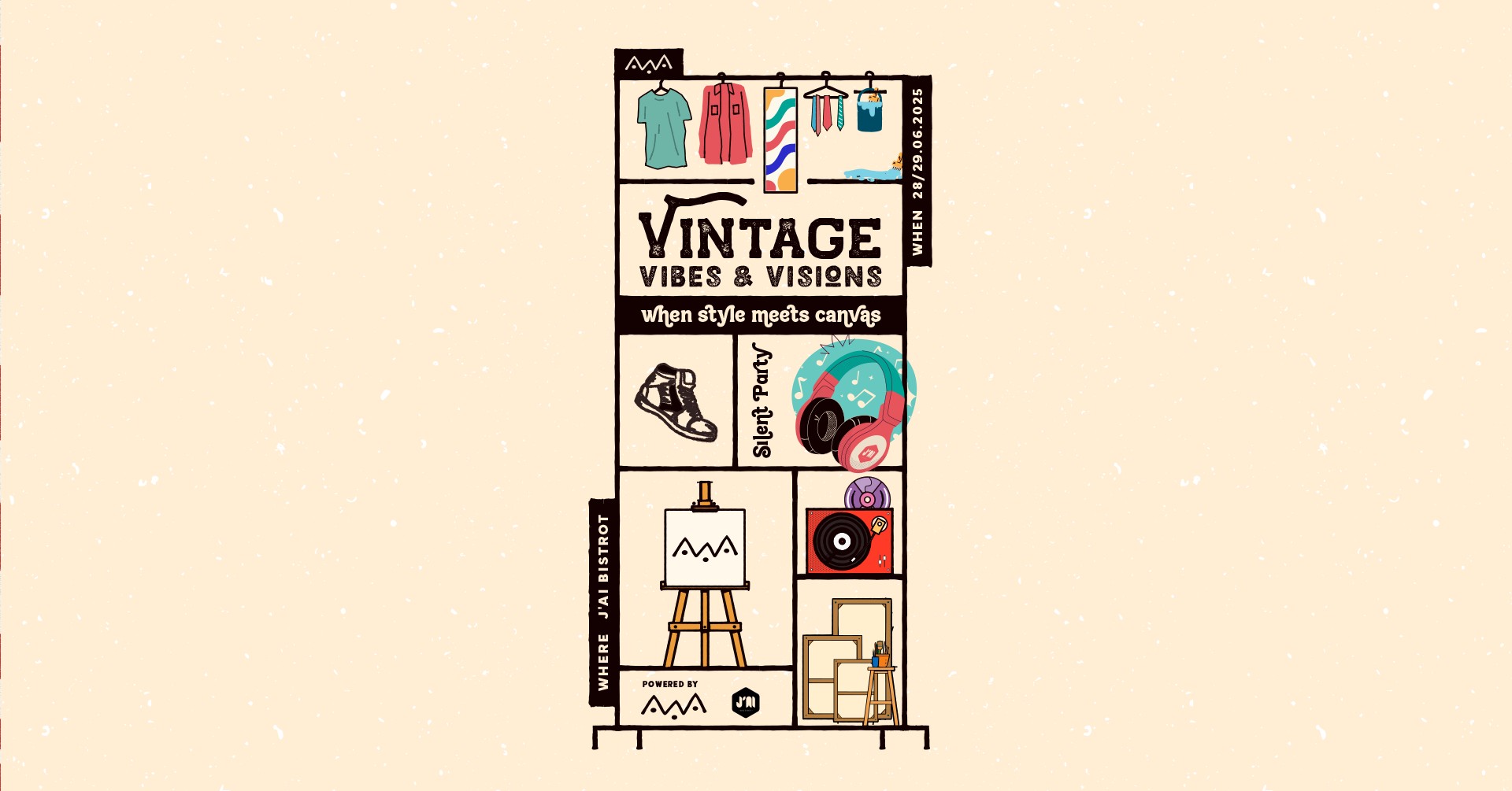 Vintage Vibes Visions Silent Party